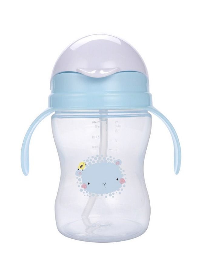 Baby Sippy Cup With Handle Blue/White 260ml - Image 1